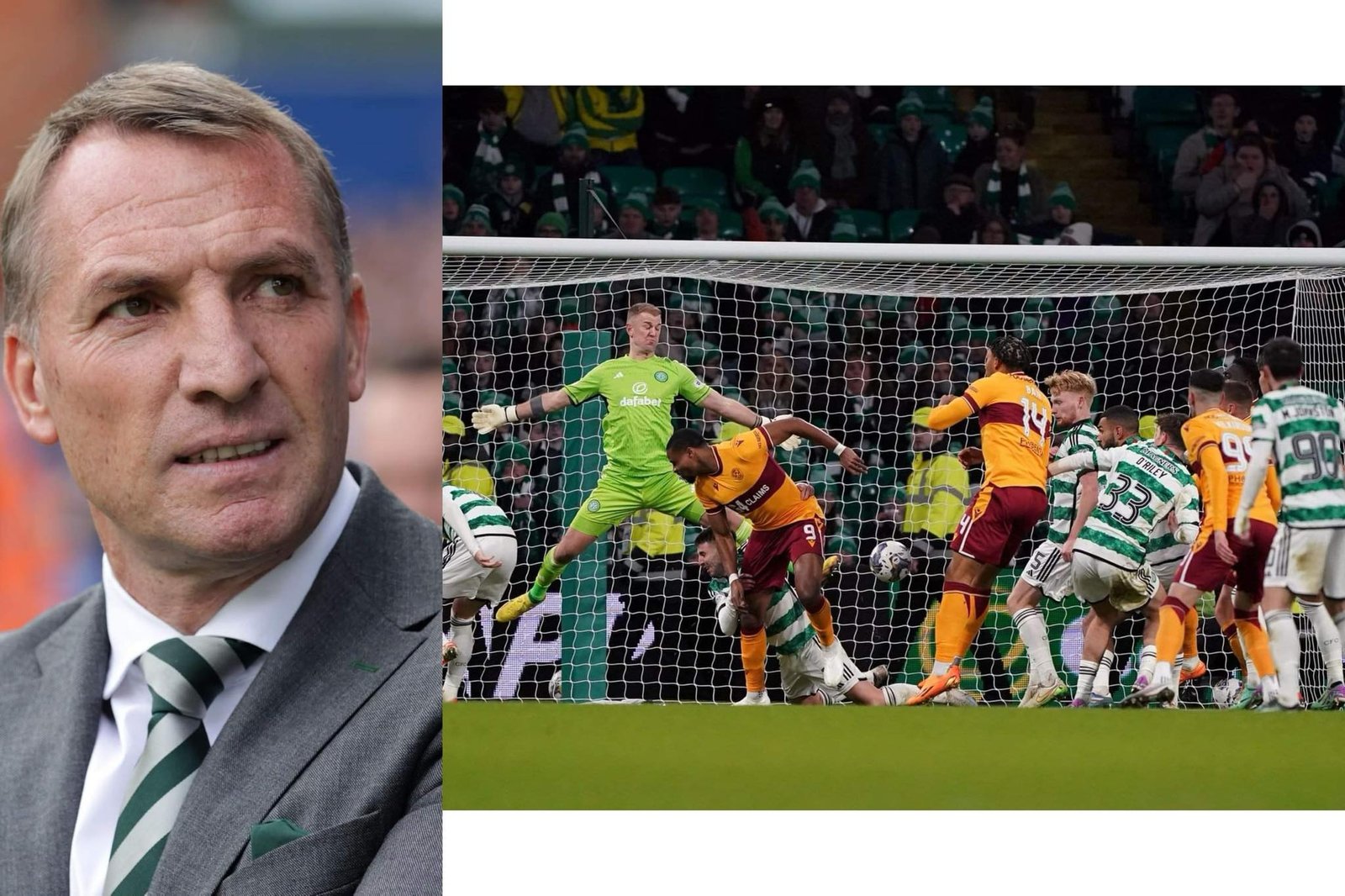 “We had enough opportunities to win the game" - Celtic Fc head coach Brendan Rodgers sadly reacts to 11 points miss as celtic vs Motherwell ended in a draw
