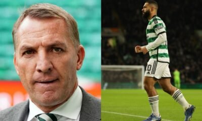 Celtic Fc head coach Brendan Rodgers reveals his hidden reason why Cameron Carter-Vickers was substituted during Celtic’s vs Hibernian Match that resulted to their victory