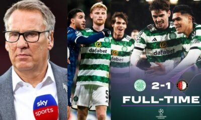 ‘Way Better than the one at Old Trafford’ - 55 years-old Sky Sports pundit breaks silence and sends an open Celtic Champions League message after Celtic vs Feyenoord match win