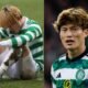 In what specific circumstances is 28 years-old Kyogo Furuhashi, a striker for Celtic, currently involved?