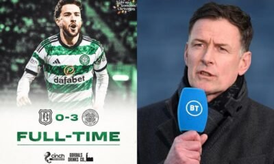 Breaking News: Chris Sutton commentator for TNT Sports gives his opinion on Celtic's performance against Dundee after harsh comments recently.