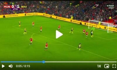 Watch Goal Video: Manchester United 0-2 Bournemouth (68mins) - Billing scores with a clean header