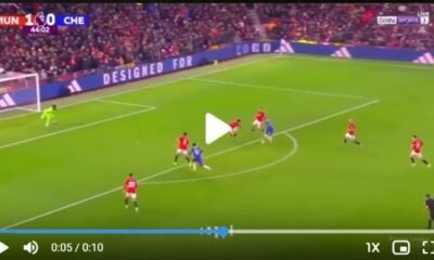 Watch Goal Video: Man Utd 1-1 Chelsea (45 mins) - PALMER scores Assist - MUDRYK