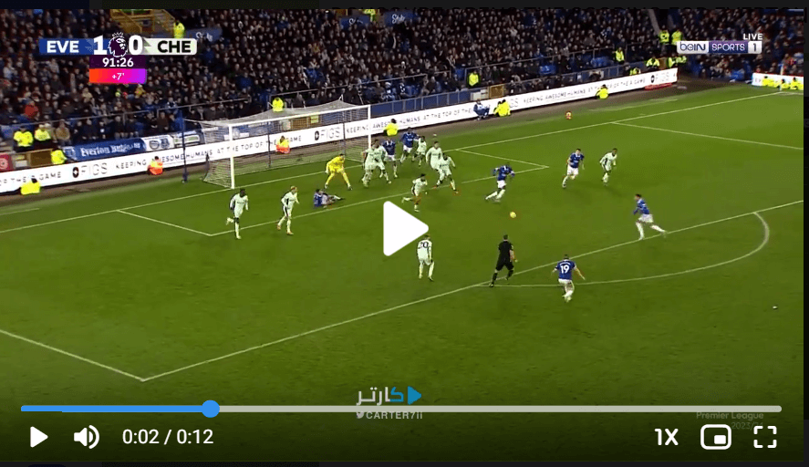 Watch Goal Video: Everton 2-0 Chelsea - DOBBIN scores and doubles the lead for Everton