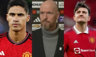 Hidden reason why 30 years-old Manchester United defender Harry Maguire starts for Man United instead of Raphael Varane vs West Ham Match clash