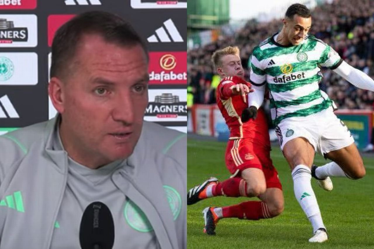 "Giving Rangers the lead yet?" - Celtic manager Brendan Rodgers reinforce that Celtic Fc will till win the title and trophy and disregard all negative comments on drop points
