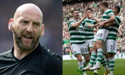 45 years-old Scottish former football referee gives speaks up his on opinion on Celtic Fc two penalty calls during Hibernian vs Celtic Match clash (1-2)