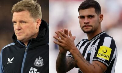 "He'll be frustrated" - Newscastle United manager Eddie Howe speaks up and sends Bruno Guimaraes heartfelt message with Newcastle ban is at high risk probability