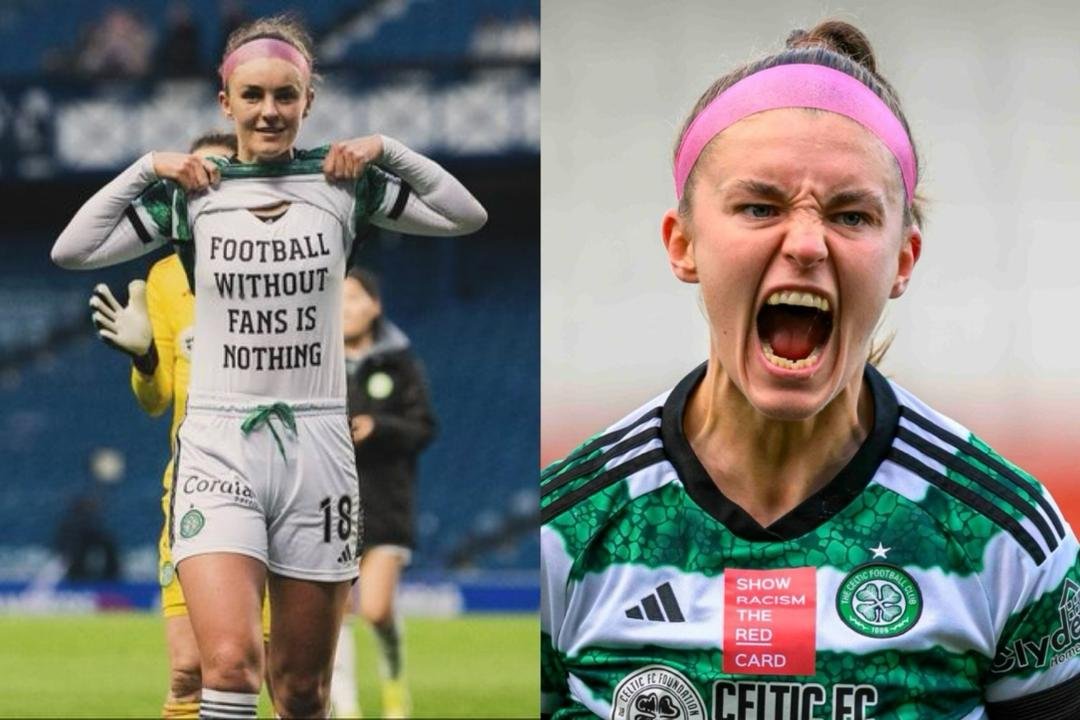 Celtic F.C. Women defender Caitlin Hayes break silence and blast Ranger Fc decision to ban over 700 Celtic fans at Ibrox on social media