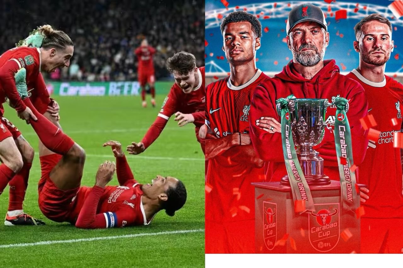 Liverpool wins the Carabao Cup final vs Chelsea with 1 - 0 as Virgil van Dijk scores their winning goal - congratulations