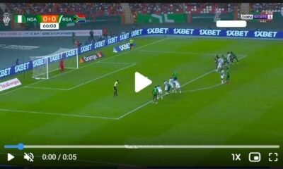 Watch Goal Video: Nigeria 1-0 South Africa - William Troost-Ekong scores the opening goal with a good penalty kick