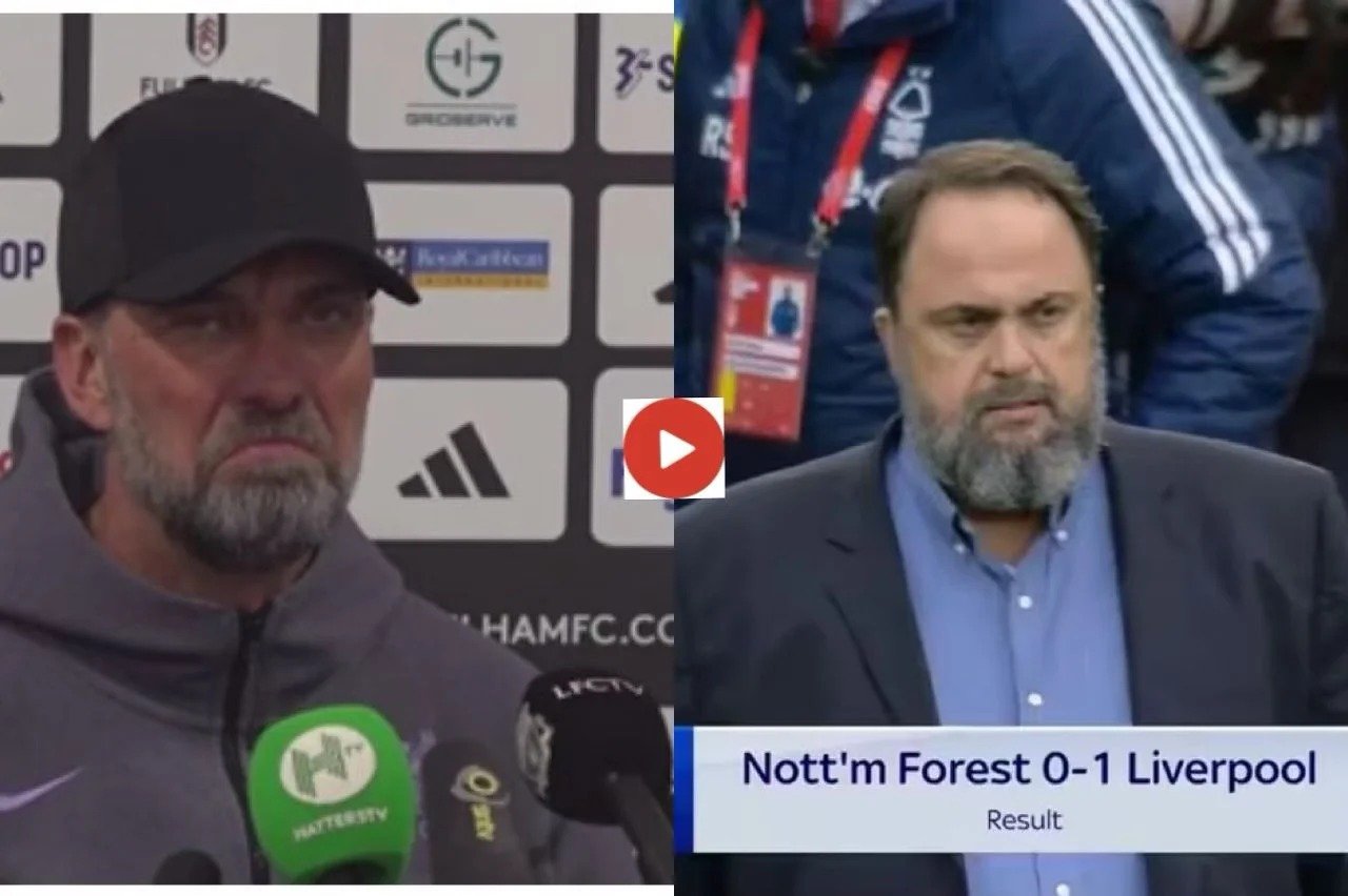 "I'm not sure, to be really sure." – A response from Jurgen Kloop to Evangelos Marinakis's angry tweets about Nottingham Forest after Liverpool beat them 1-0