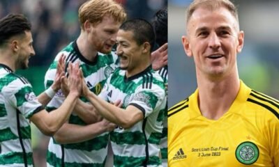 Celtic Fc goalkeeper Joe Hart posted an encouraging words for 26-years-old Forward on Instagram after Celtic defeat Livingston (4-2)