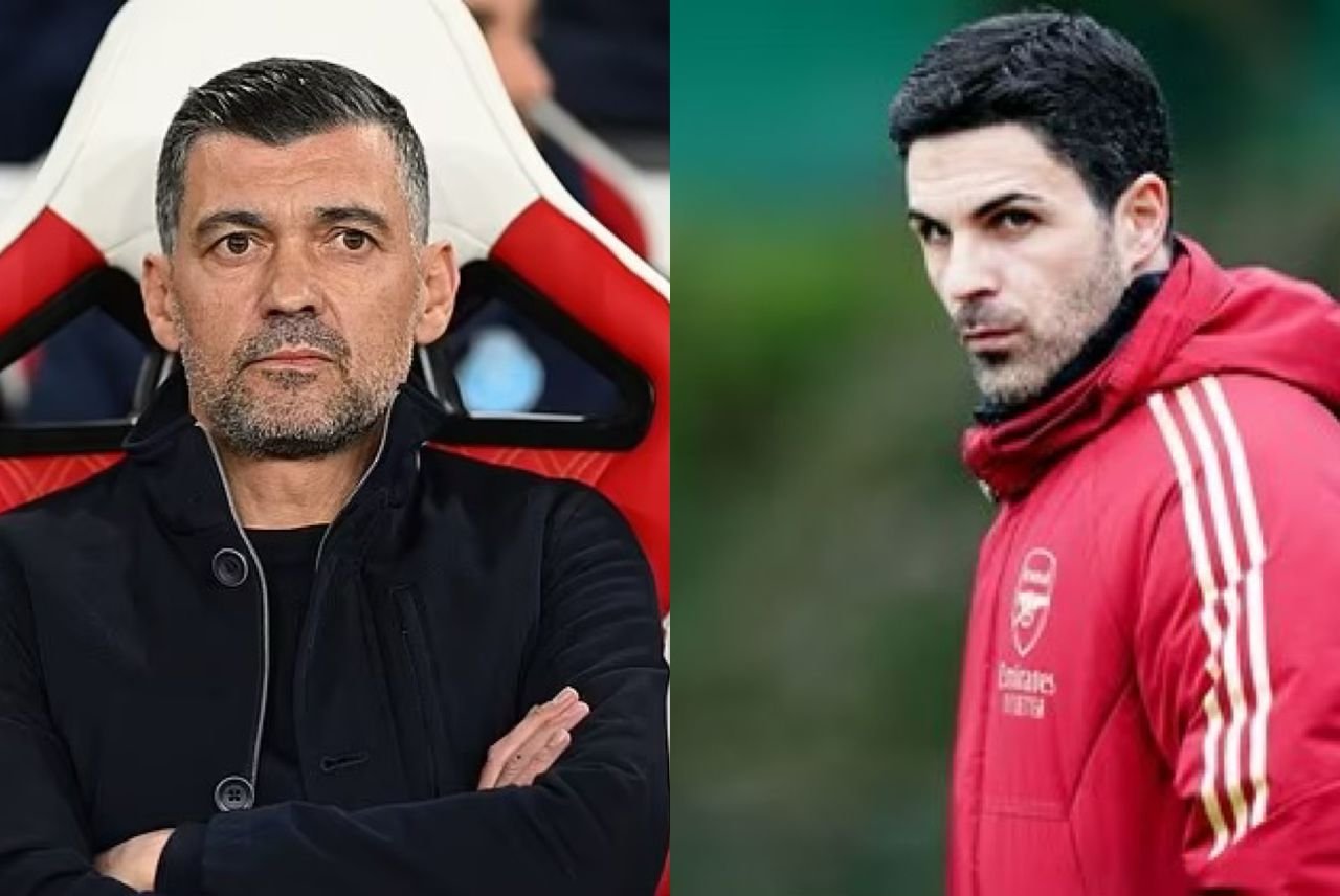 Arsenal 41-years-old coach Mikel Arteta break silence and responded to the allegation of insulting Porto manager Sergio Conceicao family