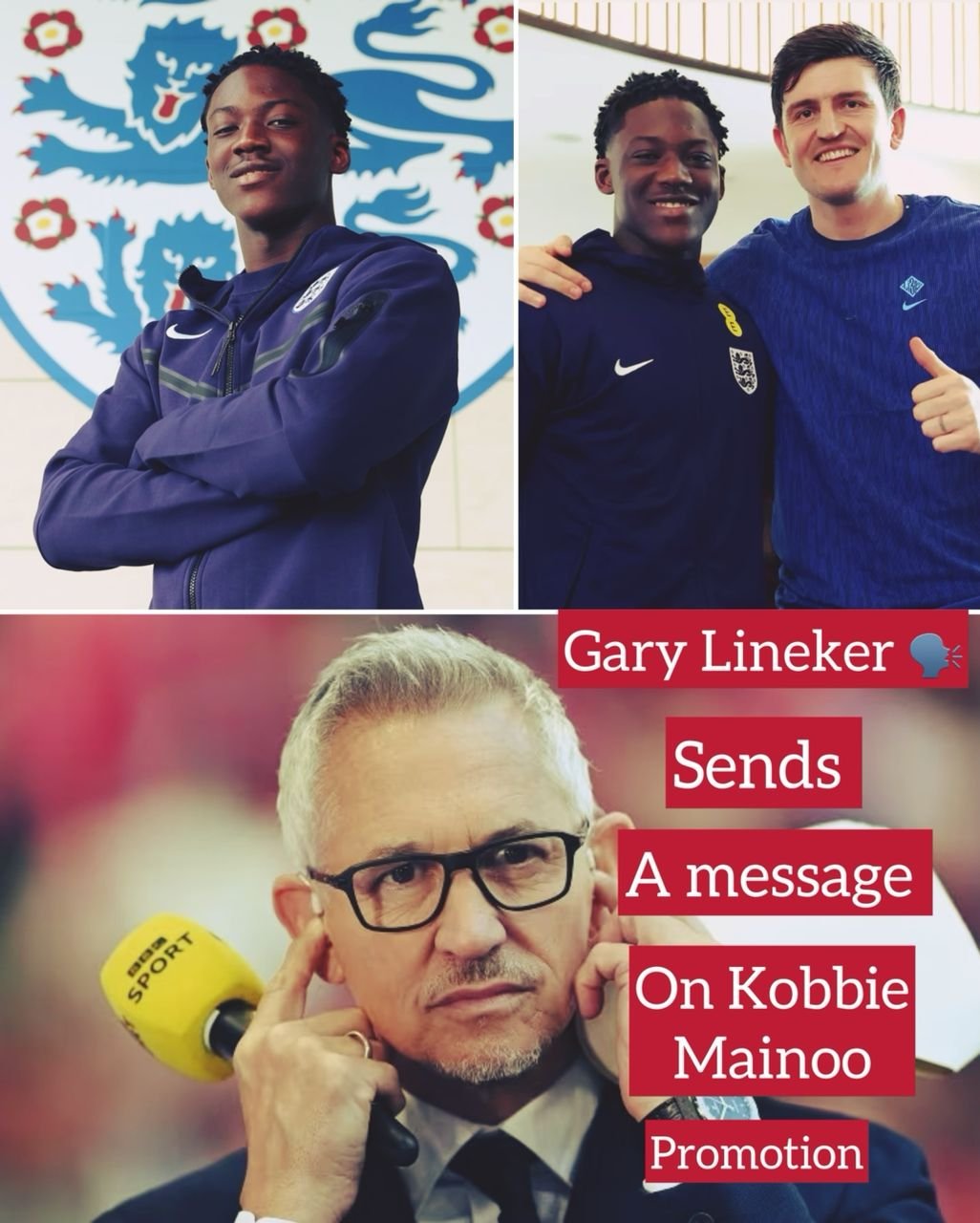 England 63-year-old legend Gary Lineker reacts to Manchester United midfielder Kobbie Mainoo promotion in the England senior squad with an uplifting message