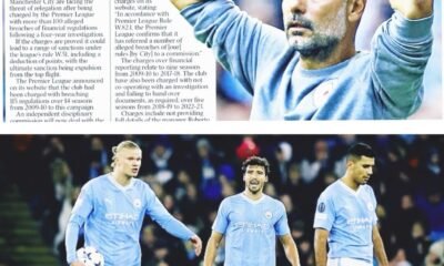 Manchester City Man City Financial Fair Play charges - Recent events