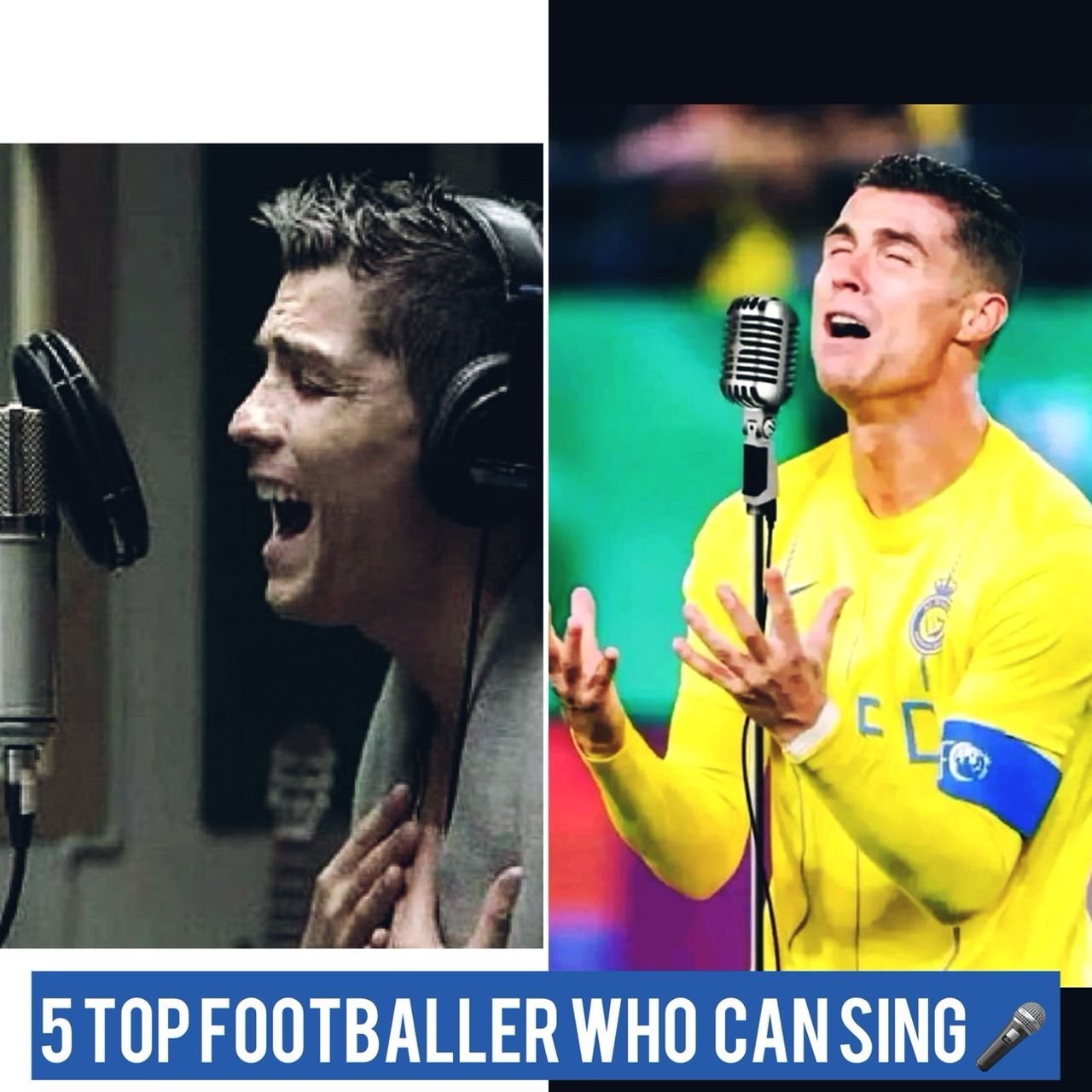 5 Top Football Players Who Can Sing so well