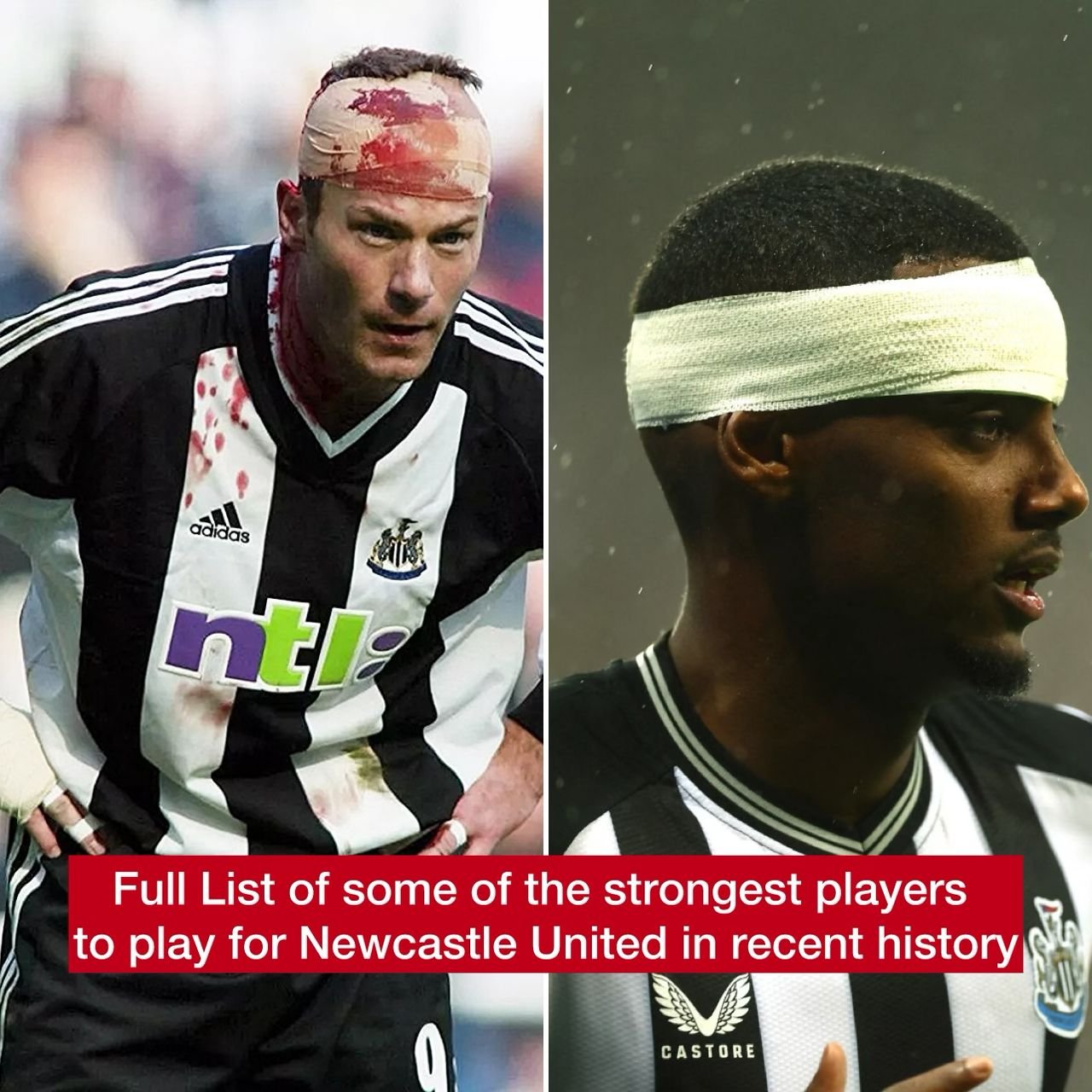 Full List of some of the strongest players to play for Newcastle United in recent history