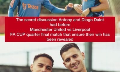 The secret discussion Antony and Diogo Dalot had before Manchester United vs Liverpool FA CUP quarter final match that ensure their win has been revealed