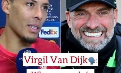 Liverpool 32-year-old defender Virgil van Dijk break silence and reveals his reason why he is scared of Jurgen Klopp leaving the club as coach