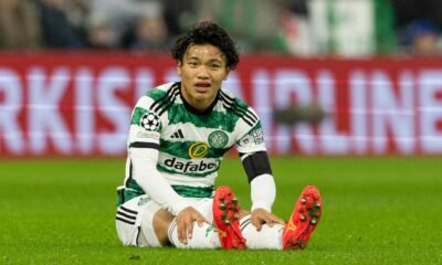 The central midfielder for Celtic Fc Reo Hatate makes a post on social media ahead of Celtic Fc big game vs Livingston