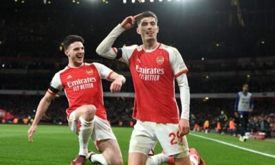 Hidden secret reason behind Arsenal 24-year-old midfielder Kai Havertz's goal celebration during Arsenal F.C vs Chelsea 5-0 win