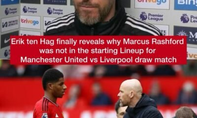 Manchester United coach Erik ten Hag finally reveals why Marcus Rashford was not in the starting Lineup for Manchester United vs Liverpool draw match