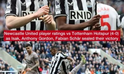 Newcastle United player ratings vs Tottenham Hotspur (4-0) as Isak, Anthony Gordon, Fabian Schär sealed their victory