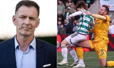 Kris Boyd, Chris Sutton and EX referee Des Roache all gave their verdict on Celtic FC not awarded a penalty after Kyogo Furhashi was fouled by Michael Devlin