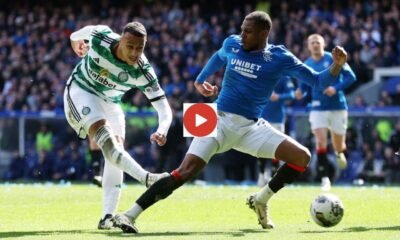 (Watch) Adam Idah, Matt O'Riley, Daizen Maeda goal vs Rangers as match ended (3-3) draw