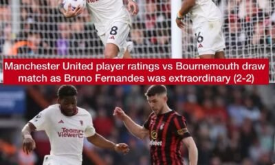 Manchester United player ratings vs Bournemouth draw match as Bruno Fernandes was extraordinary (2-2)