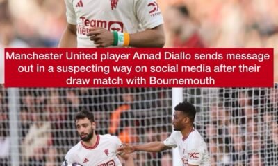 Manchester United player Amad Diallo sends message out in a suspecting way on social media after their draw match with Bournemouth