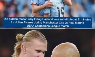 The hidden reason why Erling Haaland was substituted at 91minutes for Julian Alvarez during Manchester City vs Real Madrid UEFA Champions League match