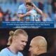 The hidden reason why Erling Haaland was substituted at 91minutes for Julian Alvarez during Manchester City vs Real Madrid UEFA Champions League match