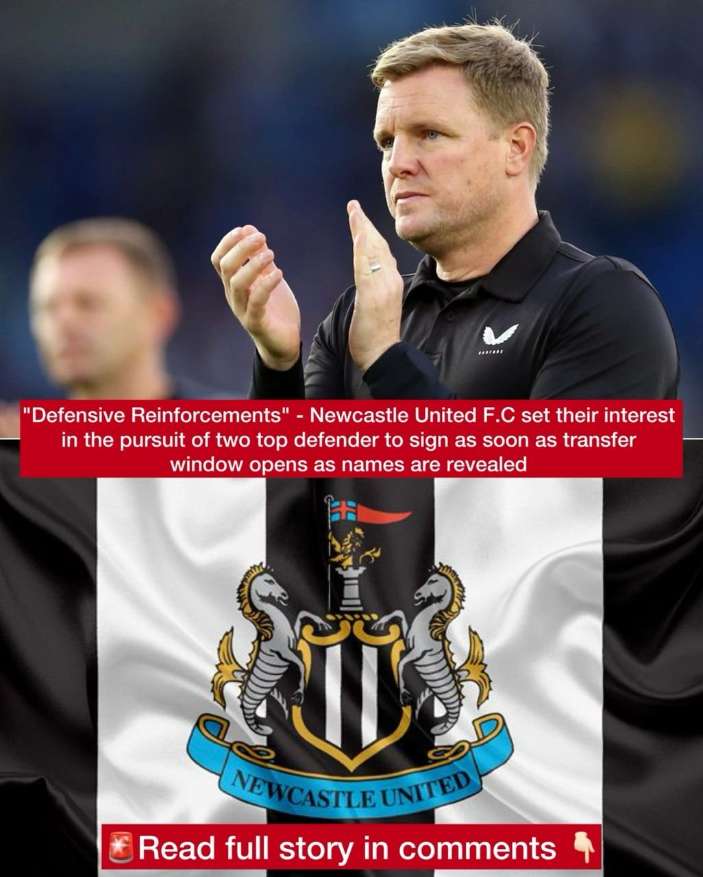 "Defensive Reinforcements" - Newcastle United F.C set their interest in the pursuit of two top defender to sign as soon as transfer window opens