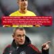 "TRUTH UNCOVERED" - The rude message the 39-year-old AL-Nassr player Cristiano Ronaldo blasted his former Manchester United coach Ralf Rangnick before quitting the club has been revealed and it's shocking