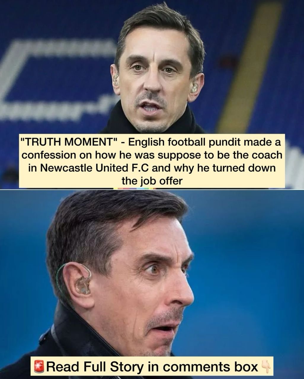 "TRUTH MOMENT" - English football pundit made a confession on how he was suppose to be the coach in Newcastle United F.C and why he turned down the job offer