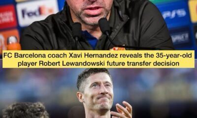 FC Barcelona coach Xavi Hernandez reveals the 35-year-old player Robert Lewandowski future transfer decision