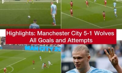 Highlights: Manchester City 5-1 Wolves - All Goals and Attempts