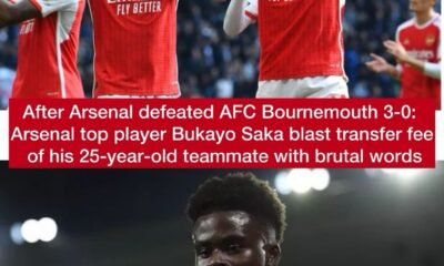 After Arsenal defeated AFC Bournemouth 3-0: Arsenal top player Bukayo Saka blast transfer fee of his 25-year-old teammate with brutal words