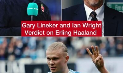 English sports broadcaster Gary Lineker and Ian Wright verdict on Erling Haaland been angry over his substitution during Manchester City's 5-1 win over Wolves