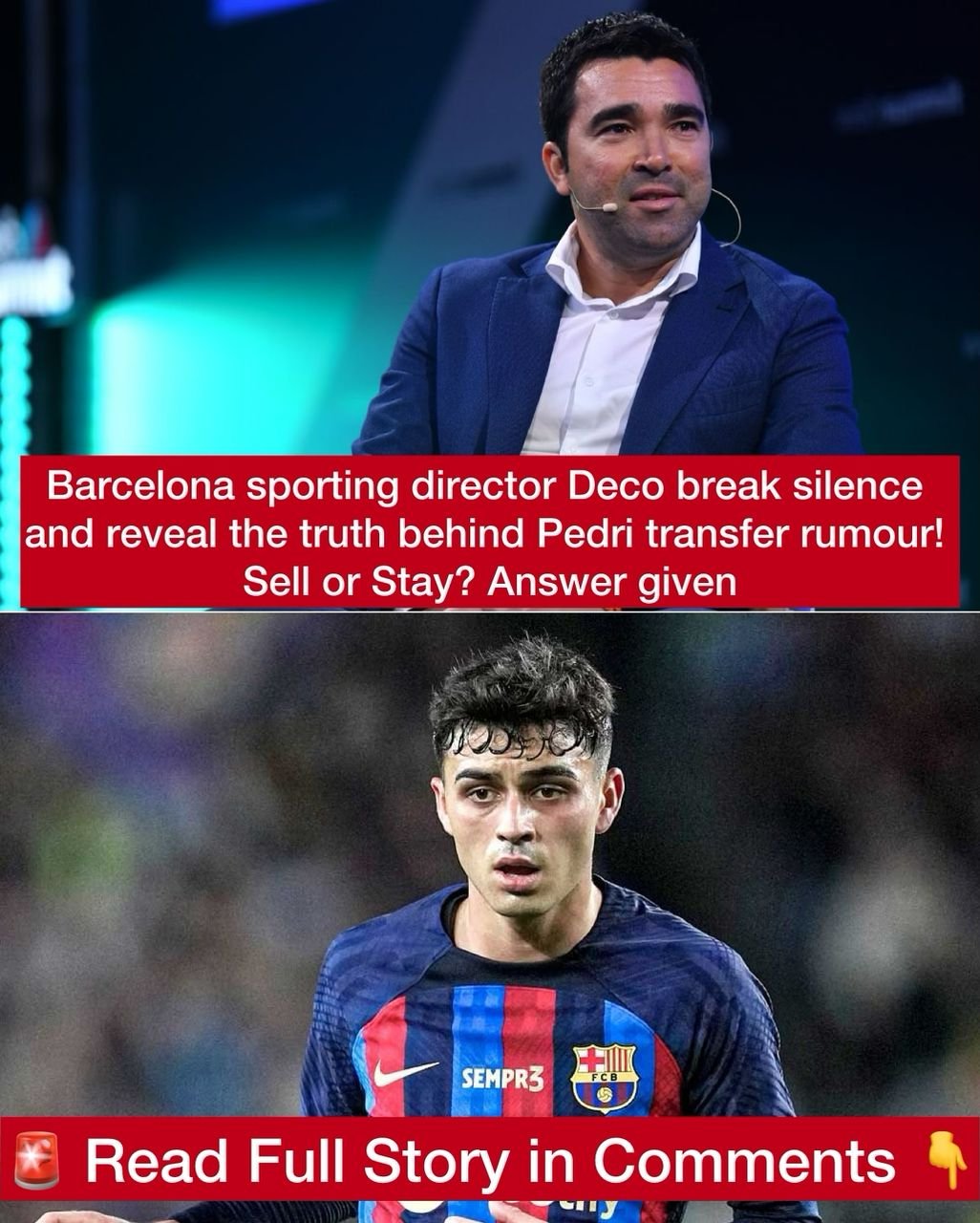 Barcelona sporting director Deco break silence and reveal the truth behind Pedri transfer rumour! Sell or Stay? Answer given