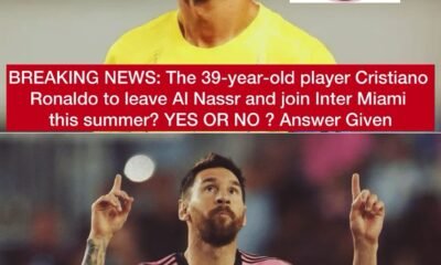 BREAKING NEWS: The 39-year-old player Cristiano Ronaldo to leave Al Nassr and join Inter Miami this summer? YES OR NO ? Answer Given