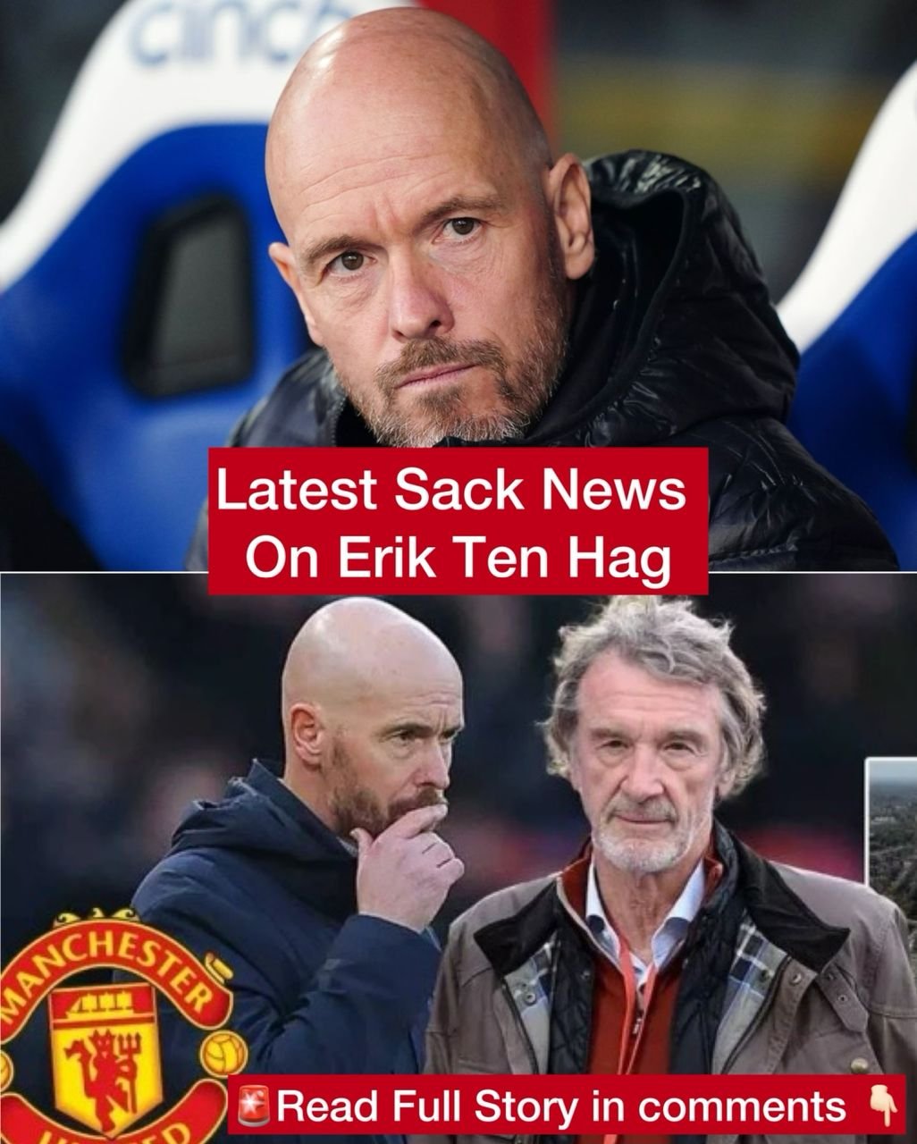 BREAKING NEWS: Manchester United to "SACK" 54-year-old coach Erik ten Hag before the FA Cup final? True or False