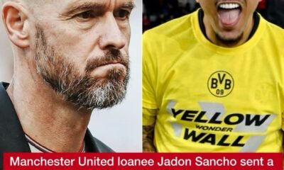 Manchester United loanee Jadon Sancho sent a mocking message to Erik ten Hag after Borussia Dortmund qualify for final in the UEFA Champions League as "SACK" pressure mounts the manager