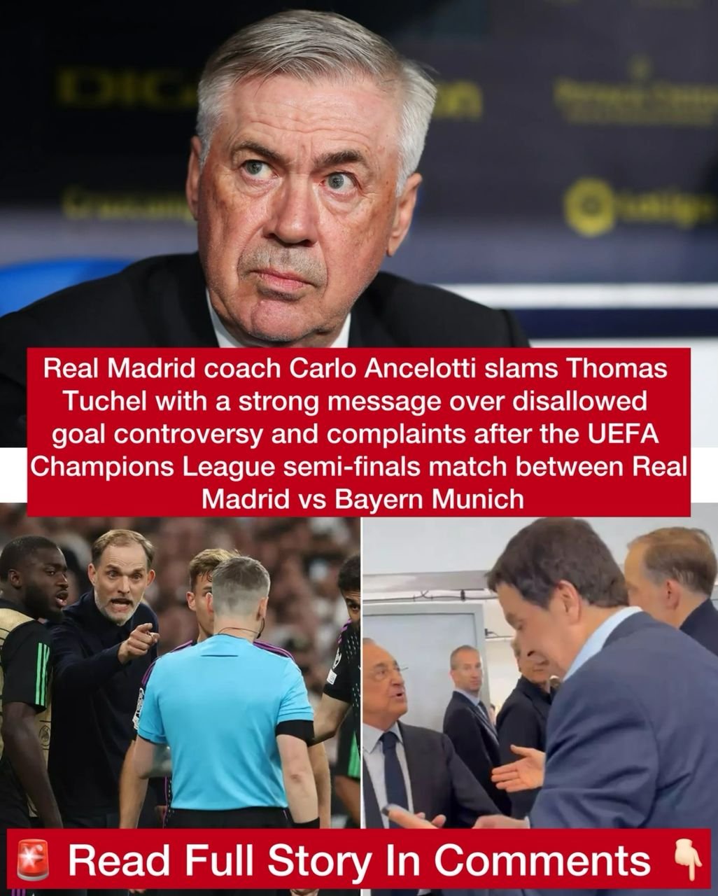 Real Madrid Coach Carlo Ancelotti Slams Thomas Tuchel With A Strong ...