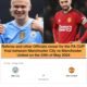 Referee and other Officials reveal for the FA CUP final between Manchester City vs Manchester United on the 25th of May 2024