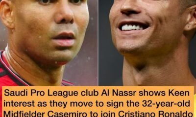 Saudi Pro League club Al Nassr shows Keen interest as they move to sign the 32-year-old Midfielder Casemiro to join Cristiano Ronaldo