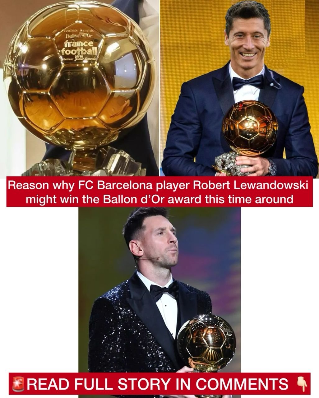 Reason why FC Barcelona player Robert Lewandowski might win the Ballon d’Or award this time around