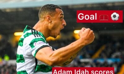 Watch: Goal how Celtic F.c player Adam Idah’s scores the Opening Against Kilmarnock in the 5 minutes of the first half